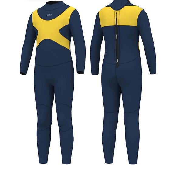 Hevto Wetsuit Kids & Youth Full Shorty 3/2mm Neoprene Surfing Swimming Diving... - Picture 1 of 8